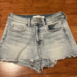 Altar’d state Denim Blue Women's Shorts
